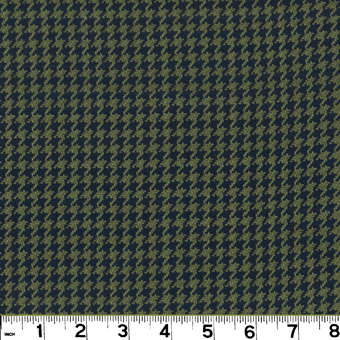 Roth and Tompkins D2127 HOUNDSTOOTH Fabric in MIDNIGHT